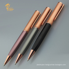 New Style High- End Metal Twist Ball Pen Ink Pen